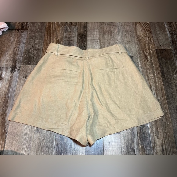 JONATHAN SIMKHAI Sutter Linen-blend Belted Cargo Shorts In Topaz Small - Picture 6 of 6